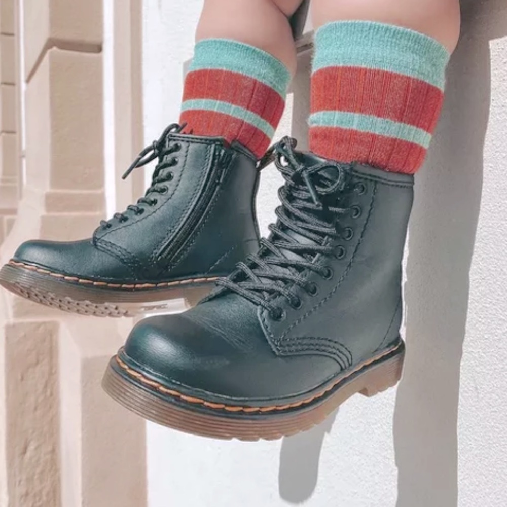 Dr.Marten Brookner Toddler Black Boot Size 8 UK